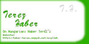 terez haber business card